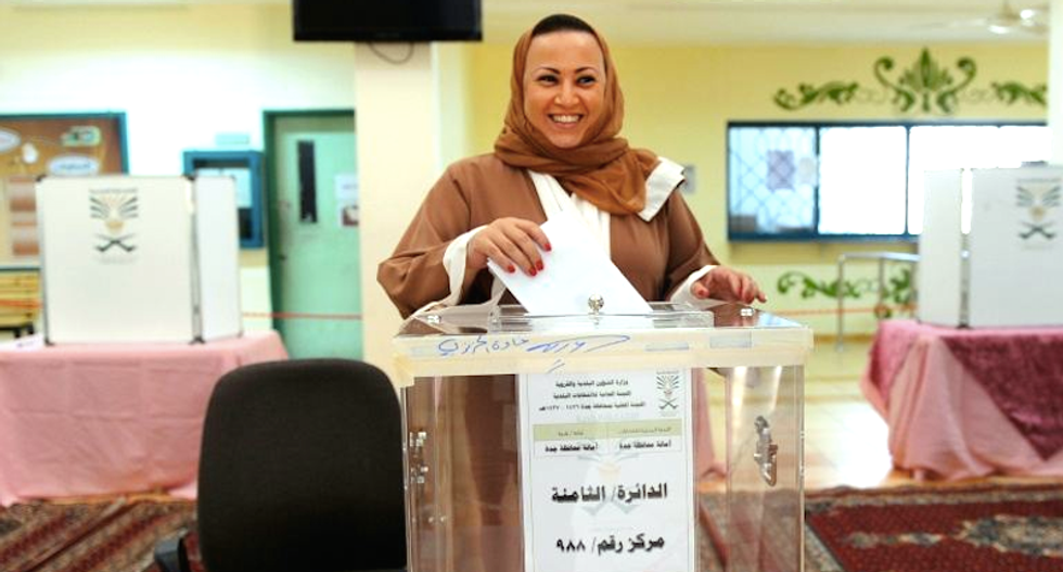Saudi women vote for first time, sending 14 women to council seats: 'We need more'