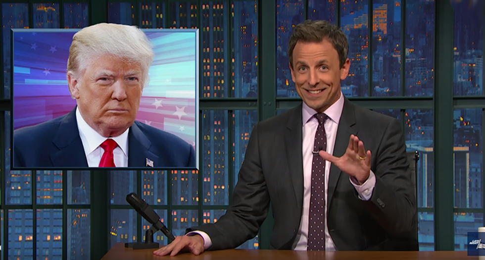 Seth Meyers smashes Trump’s racist lies: ‘We cannot allow this to become normalized’
