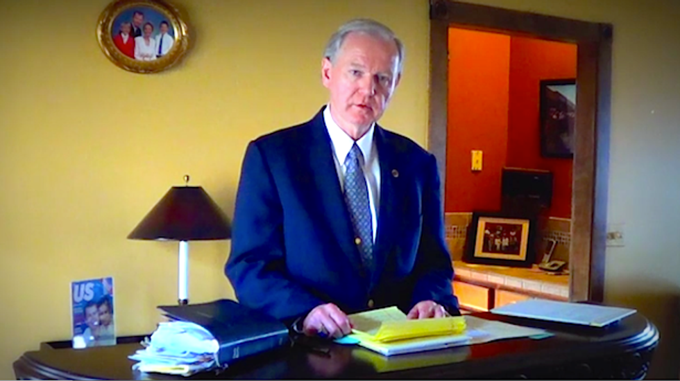 Long-shot 'Christian Party' presidential candidate who wants to ban gays from TV arrested for stalking ex-wife