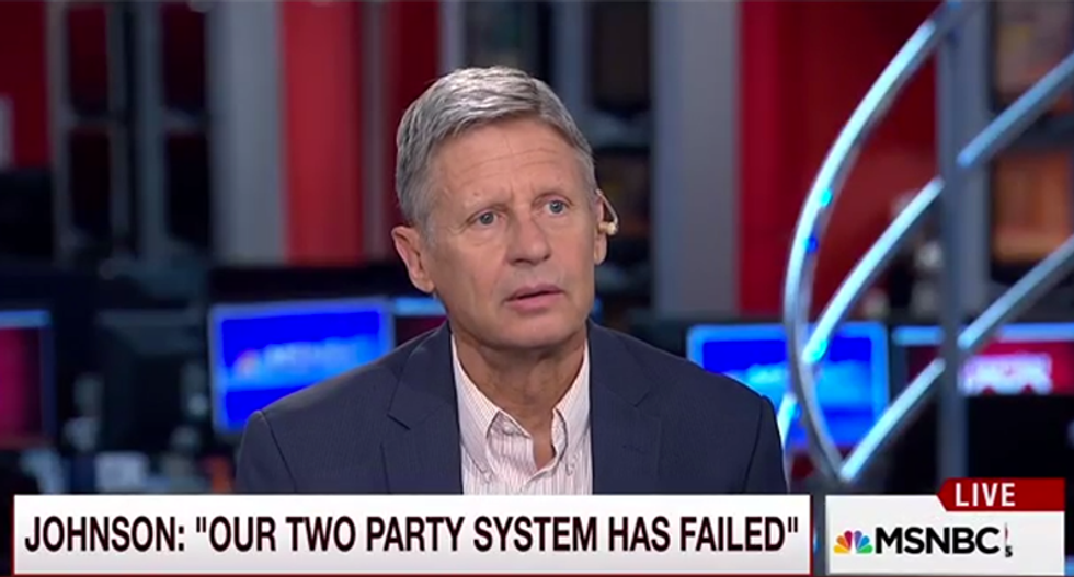 'We have to inhabit other planets': Gary Johnson offers libertarian solution to climate change