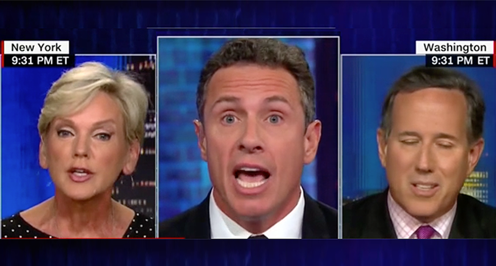 CNN's Cuomo schools Santorum on SCOTUS confirmation: 'You want to be hot around the collar -- fine! But be honest'
