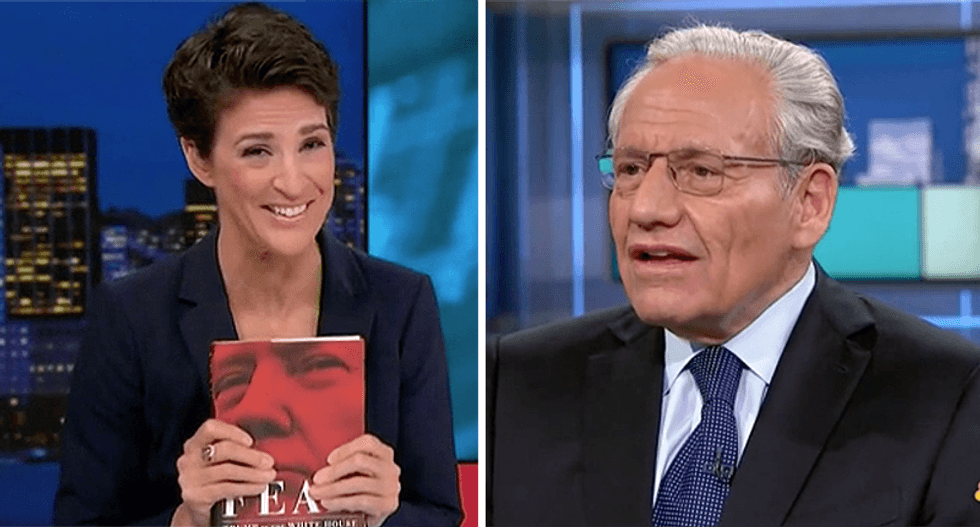 Bob Woodward explains Trump's supreme lack of rational thinking to MSNBC's Rachel Maddow: 'He closes his mind'