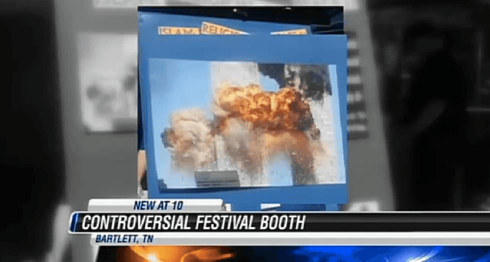 Anti-Muslim booth at Tennessee fall festival linked Obama to 9/11 attacks