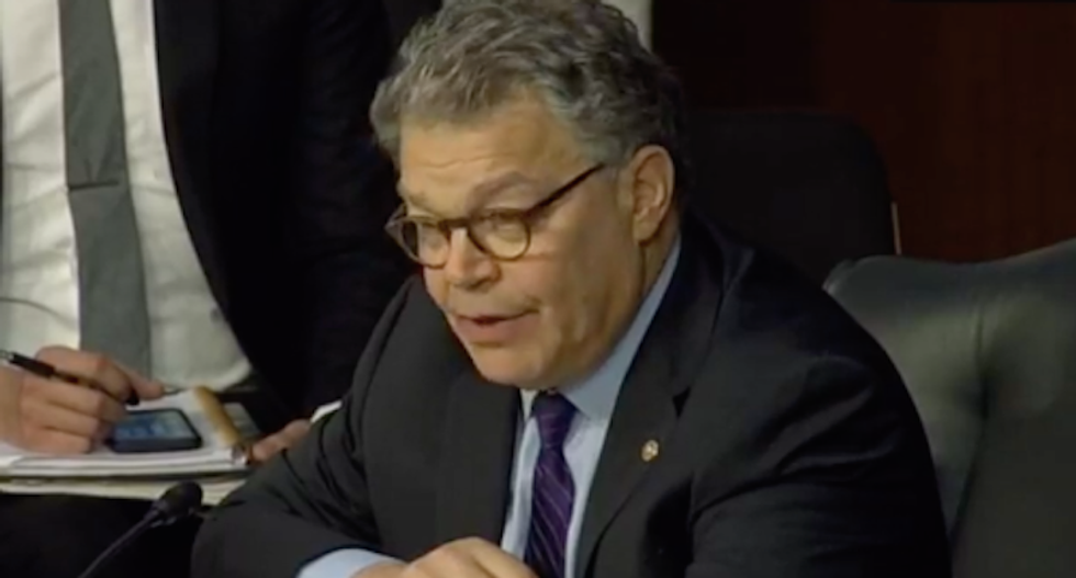 Ex-GOP governor stuns with call for Franken to keep job after 'absence of anything resembling due process'