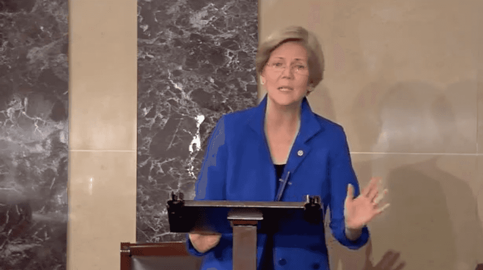 Elizabeth Warren: GOP 'anarchy gang' attacks imaginary 'bogeyman government'