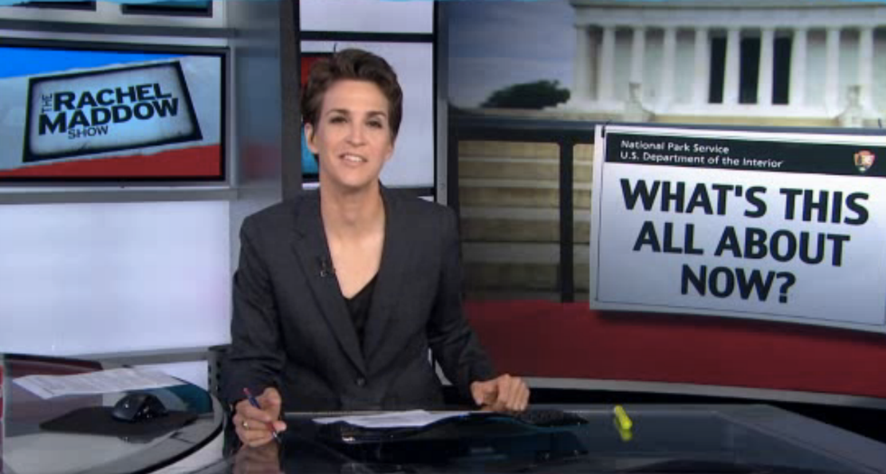 Maddow marvels that Republicans don't really know why they shut down the government