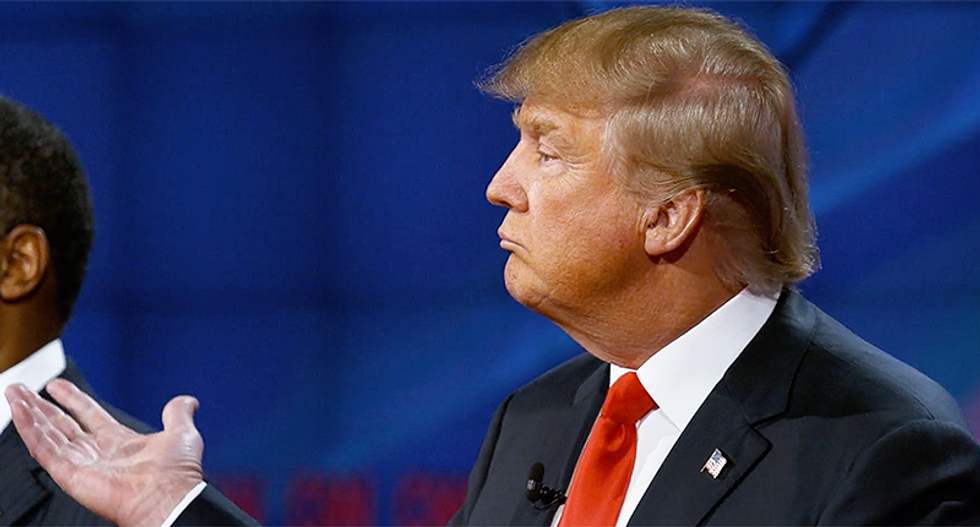 Trump caught 'liking' bizarre tweet about rape, orgies and sex trafficking at his model agency