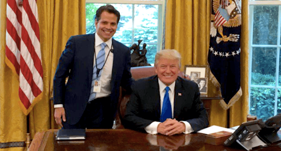 Coincidence? Trump and Scaramucci kicked off a bonkers news cycle in the hours after Manafort raid