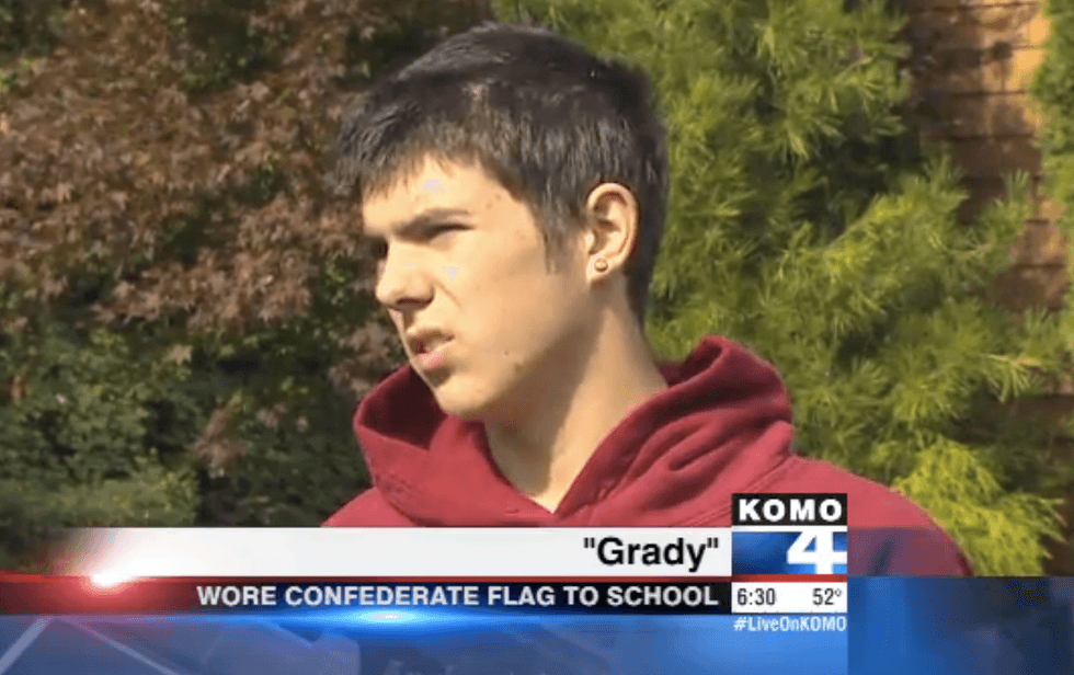 Teens suspended for wearing Confederate flags to school in anti-LGBT protest