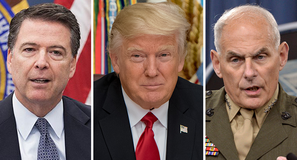 New Chief of Staff Kelly was furious when Trump fired Comey and wanted to resign in solidarity: report