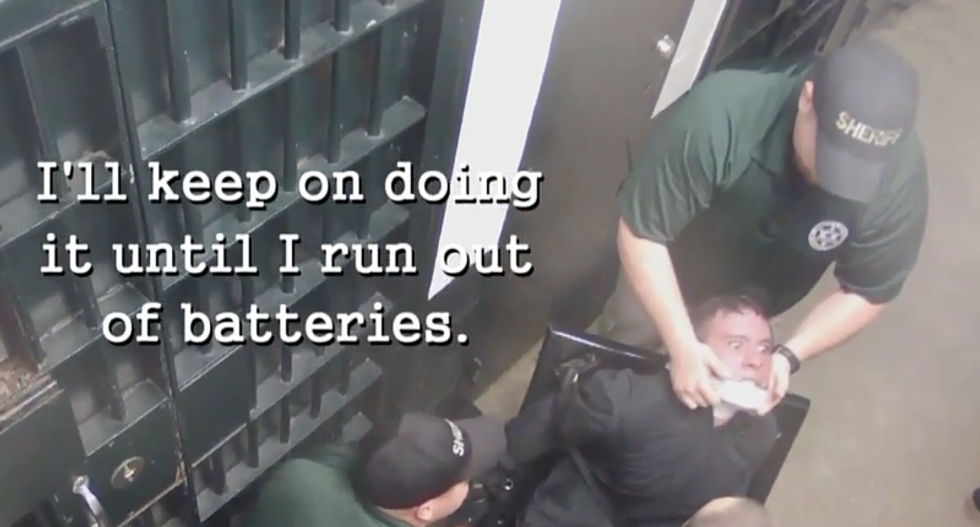 WATCH: Tennessee deputies tortured 19-year-old inmate with Tasers while he was strapped to a chair