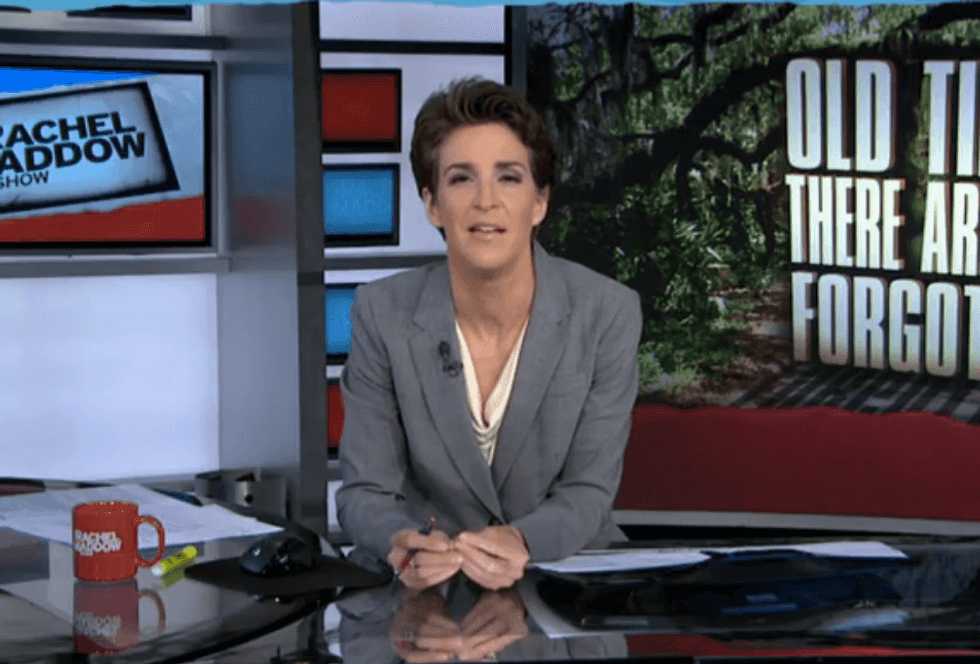 Maddow: Tea party apparently no longer embarrassed to flaunt its racist, neo-Confederate roots