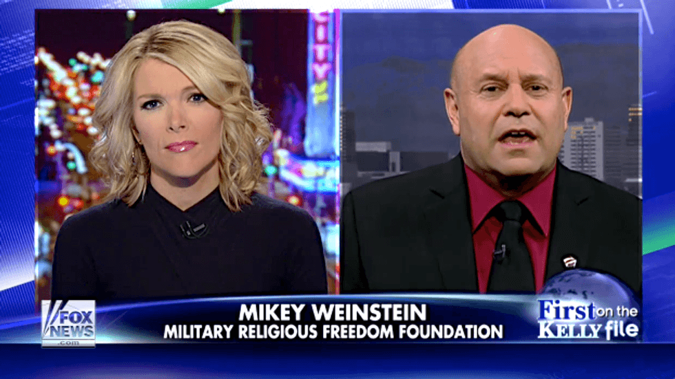 Megyn Kelly tells atheist activist to 'chill' during Fox News discussion on Air Force oath
