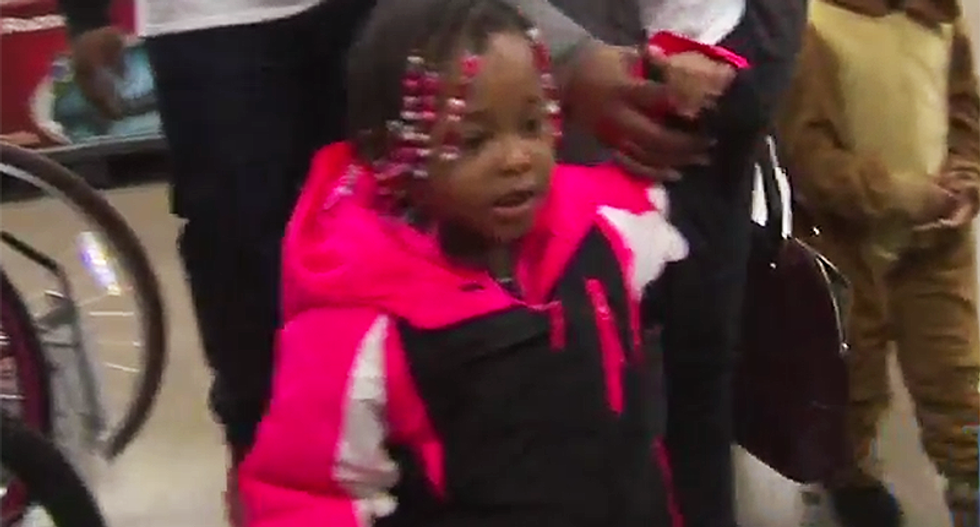 Chicago girl who lost her mother to gun violence gets a holiday shopping spree