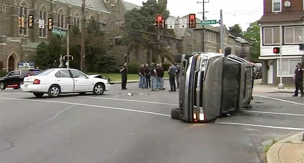 Gun-waving SUV driver crashed car into group paying tribute to Pennsylvania nurses and healthcare workers