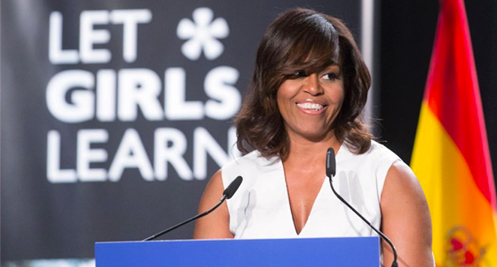 Girl’s school credits Michelle Obama after test scores skyrocket thanks to her involvement