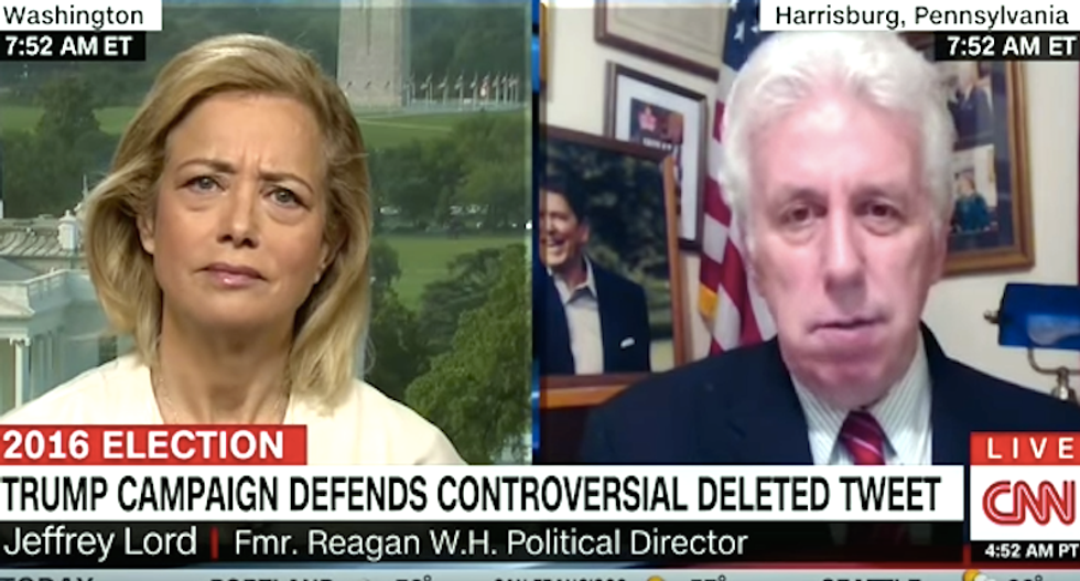 CNN segment goes off the rails when Trump backer defends anti-Semitic tweet by blaming Dems for slavery