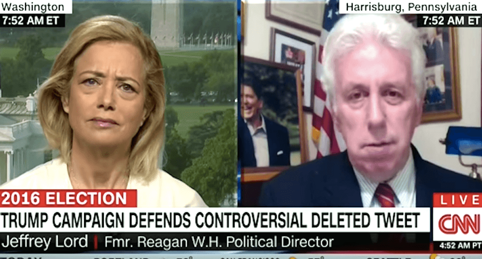 CNN segment goes off the rails when Trump backer defends anti-Semitic tweet by blaming Dems for slavery