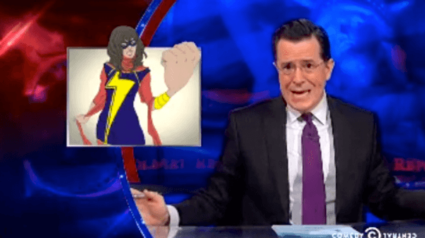 Colbert: Ms. Marvel comic reboot as Muslim teen another example of 'Sharia creep'