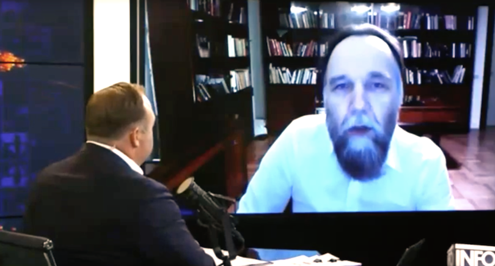 Alex Jones hosts Russian ultra-nationalist to pressure Trump to fire McMaster