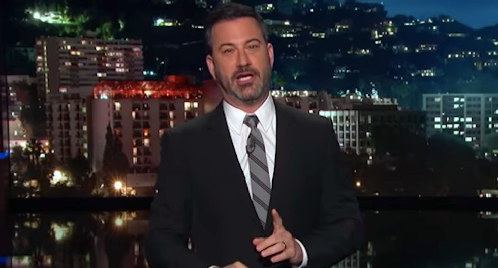 Jimmy Kimmel rips GOP cowards: 'Lindsey Graham really laid down the law' -- once Christine Ford left the room