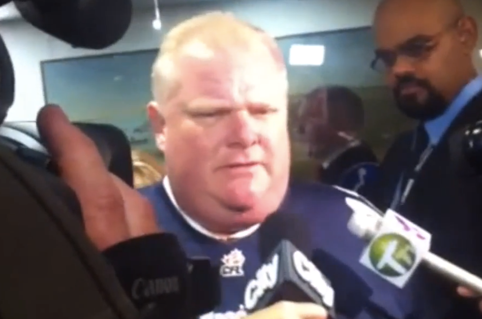 Toronto crack mayor: I've got 'too much (p*ssy) to eat at home' to proposition staffers