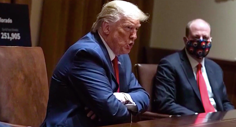Trump staffers furious as COVID-19 chaos consumes White House