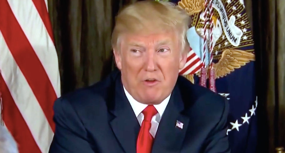 Trump tries to claim he dissolved 2 councils of CEOs after advisory group chooses to disband