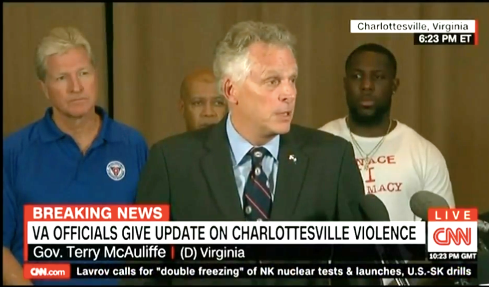 'We are stronger than you': VA governor blasts 'pretend patriot' white supremacists for Charlottesville violence