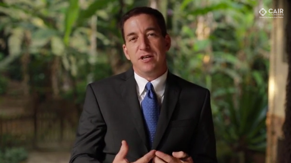 Glenn Greenwald: Groups who question his ties to CAIR are helping government erode freedom