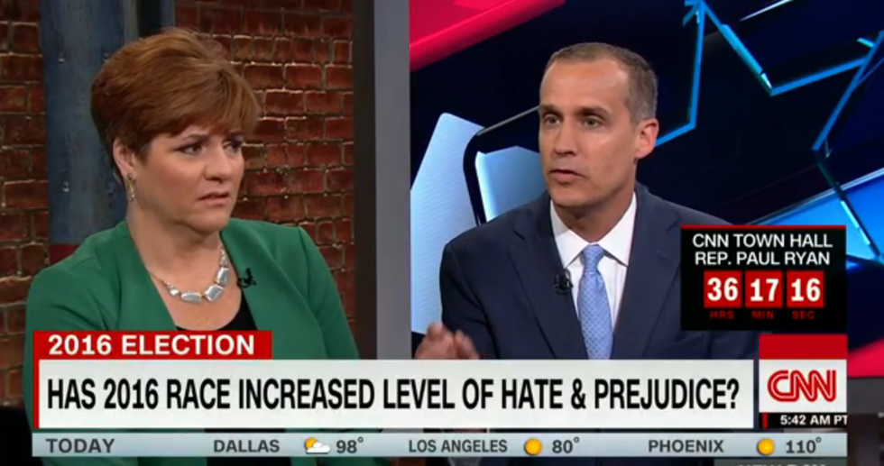 WATCH: Corey Lewandowski tells CNN Trump is winning Hispanic voters -- and suffers total humiliation