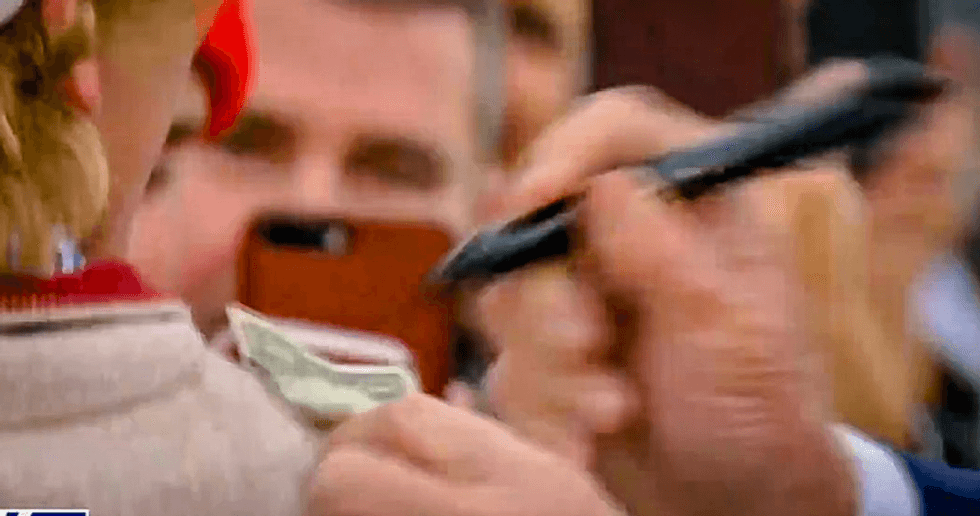 WATCH: Fox News host Shep Smith busts Trump for defacing money
