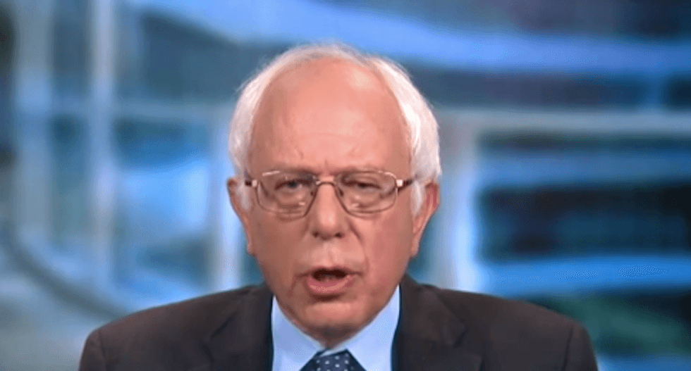 'This guy lies all of the time!': Bernie Sanders rails against 'pathological liar' Trump