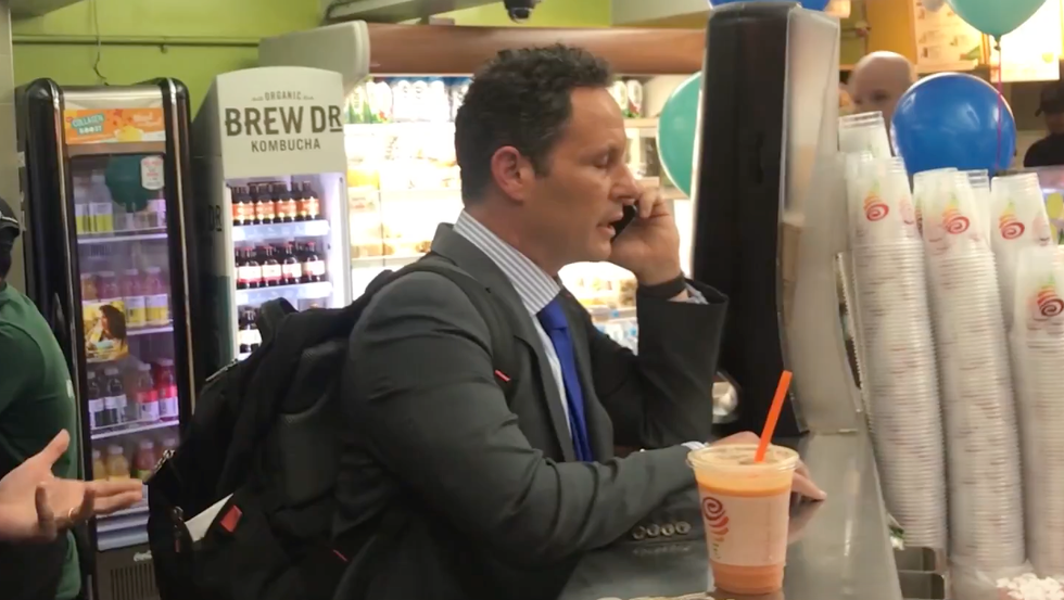 Fox & Friends host Brian Kilmeade heckled by NYC subway riders: 'Tell Trump to stop grabbing p*ssies!'