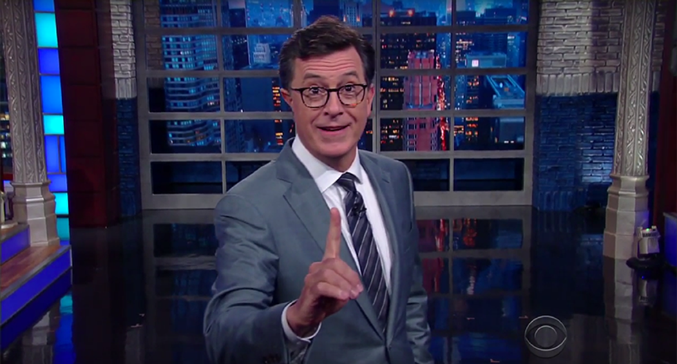 Colbert: 'Genius' Trump can fix our tax code the same way 'only Hannibal Lecter can catch Buffalo Bill'