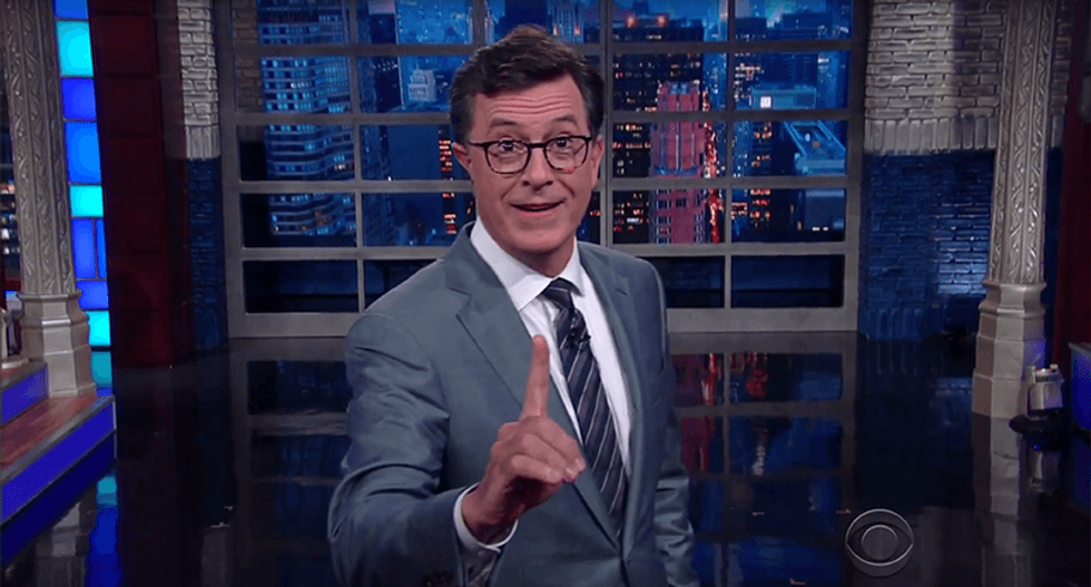 Colbert: 'Genius' Trump can fix our tax code the same way 'only Hannibal Lecter can catch Buffalo Bill'