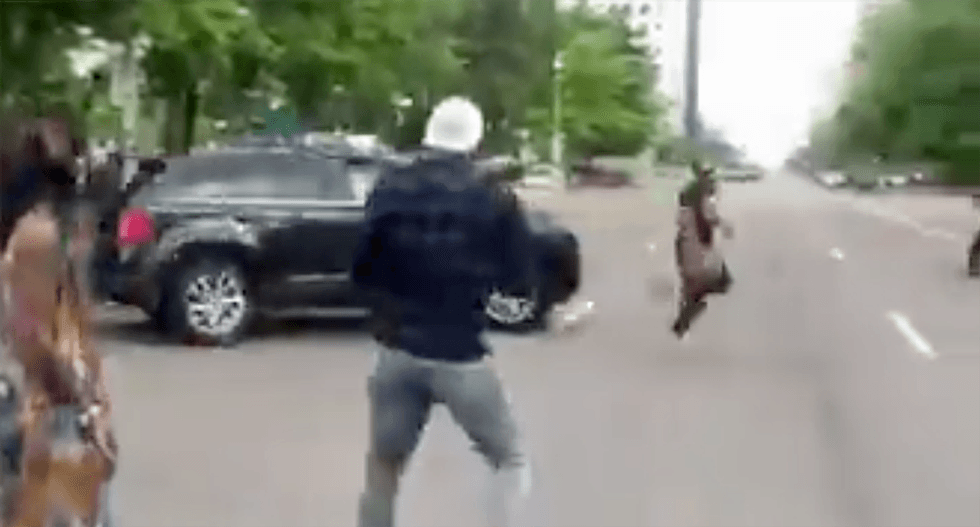 WATCH: Driver of black SUV tries to run down George Floyd protester in Colorado