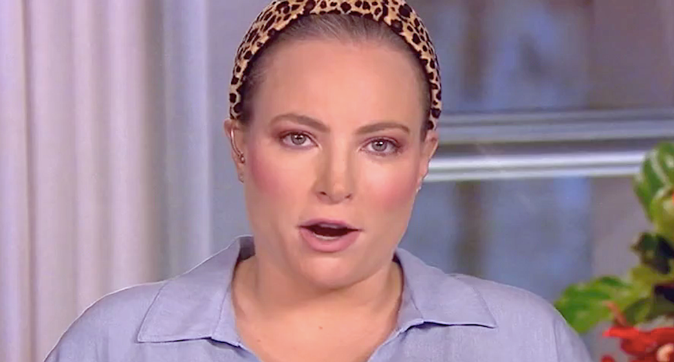 The View's Meghan McCain burns Trump for making older voters think he's going to feed them to the virus