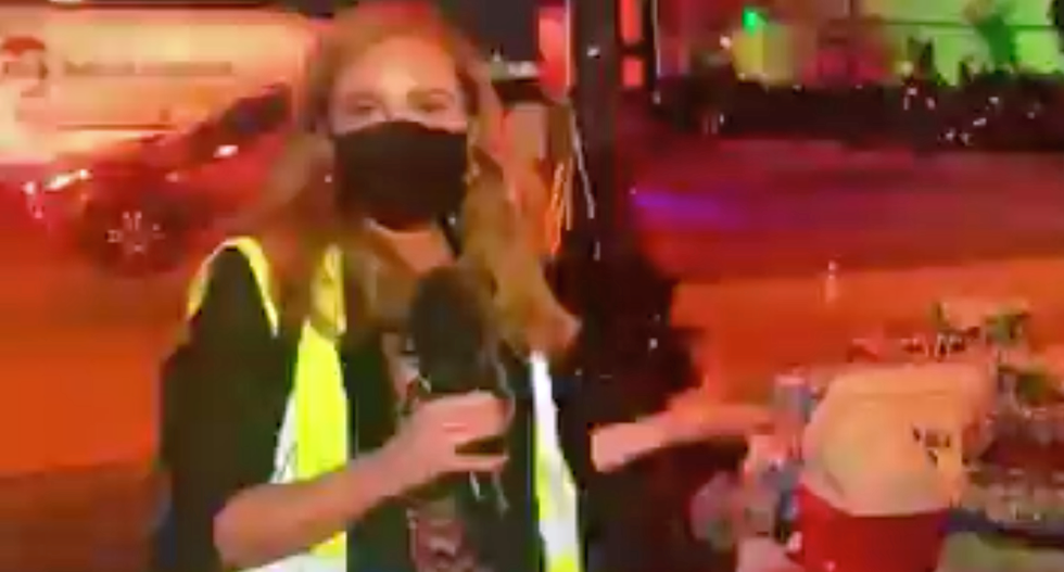 ‘I’m getting shot’: Shocking video shows police in Louisville hitting journalists with pepper bullets