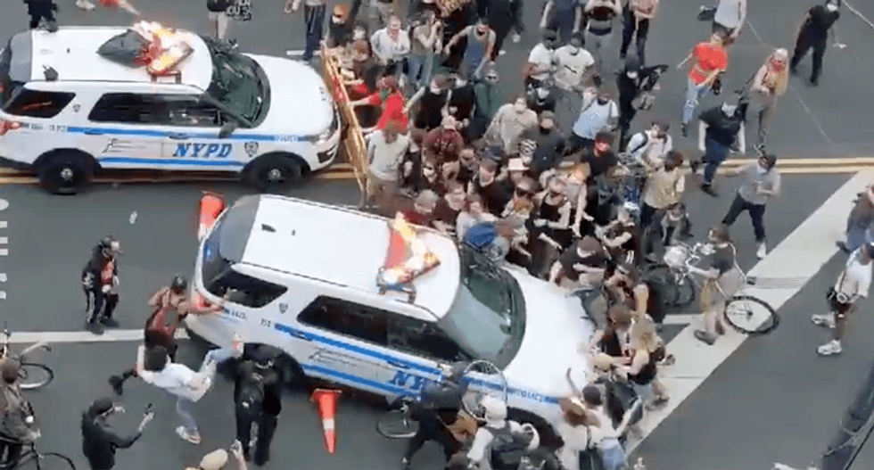 BUSTED: Videos document NYPD mowing down protesters with police cruisers