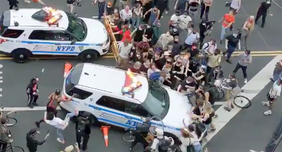 BUSTED: Videos document NYPD mowing down protesters with police cruisers