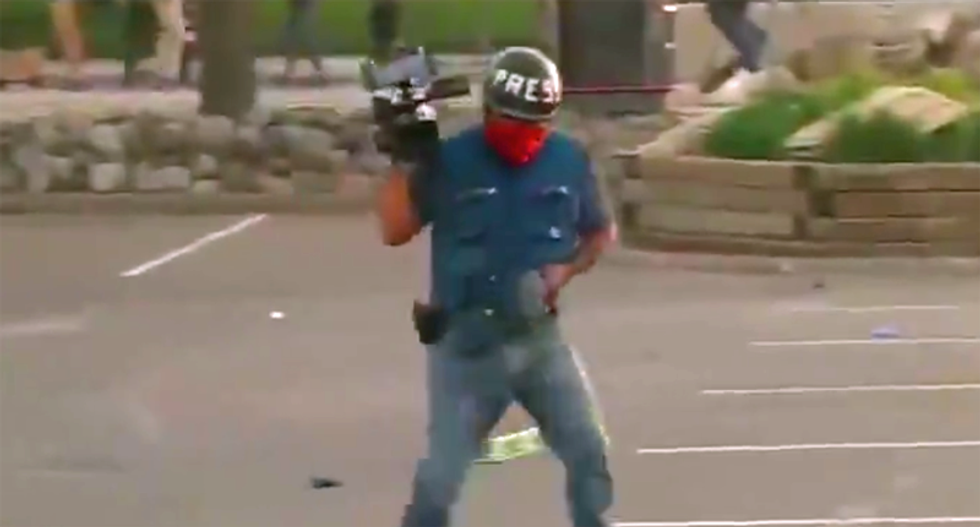 ‘They just fired on us’: Horrifying videos of cops ‘using journalists for target practice’ in Minneapolis
