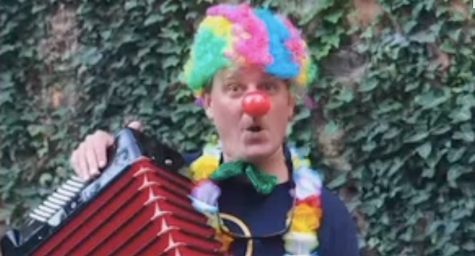 Virginia man seeks revenge on neo-Nazi robocaller by hiring clowns to play accordions in front of his home