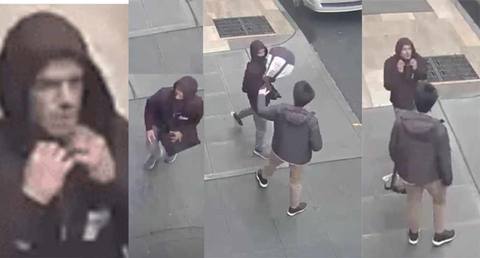 Seattle police are begging for help to find a man who slapped and spit on Asian couple and blamed them for COVID-19