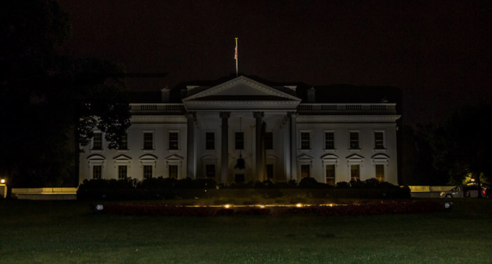 Trump drowned in scorn for turning off White House lights as if he 'ran out of Snickers' on Halloween