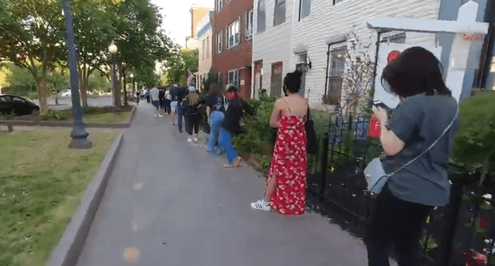 DC police demand people standing in line to vote go home — even though they're exempt from curfew: report