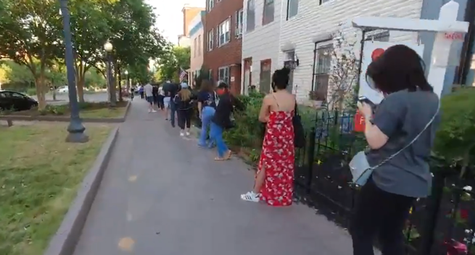 DC police demand people standing in line to vote go home — even though they're exempt from curfew: report