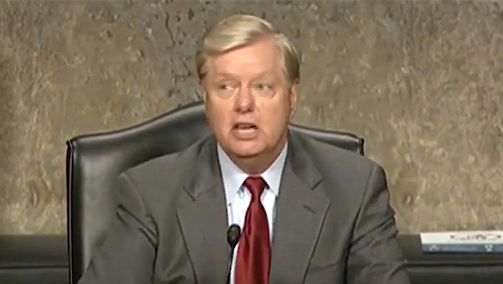 Lindsey Graham gets defensive at Rosenstein hearing after Dick Durbin calls for subpoenas for Trump’s associates