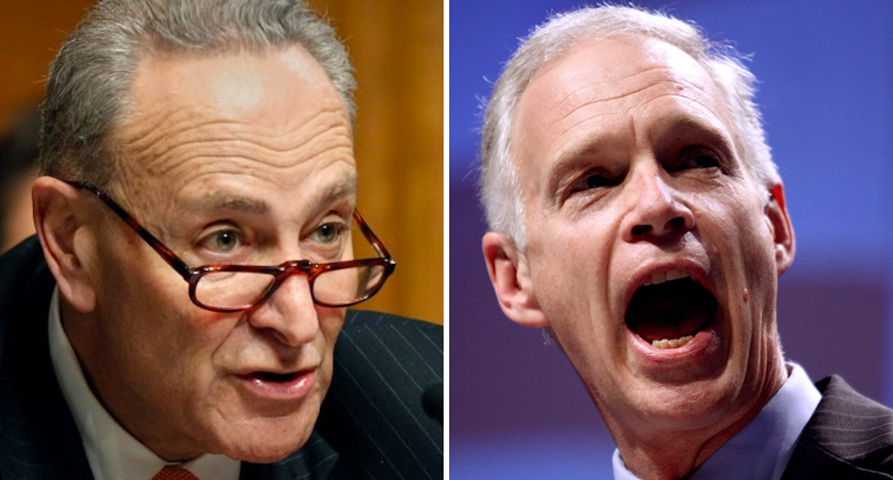Schumer blasts ‘crazy, delusional’ FBI 'secret society' conspiracy as GOP Sen admits he was outraged over a joke
