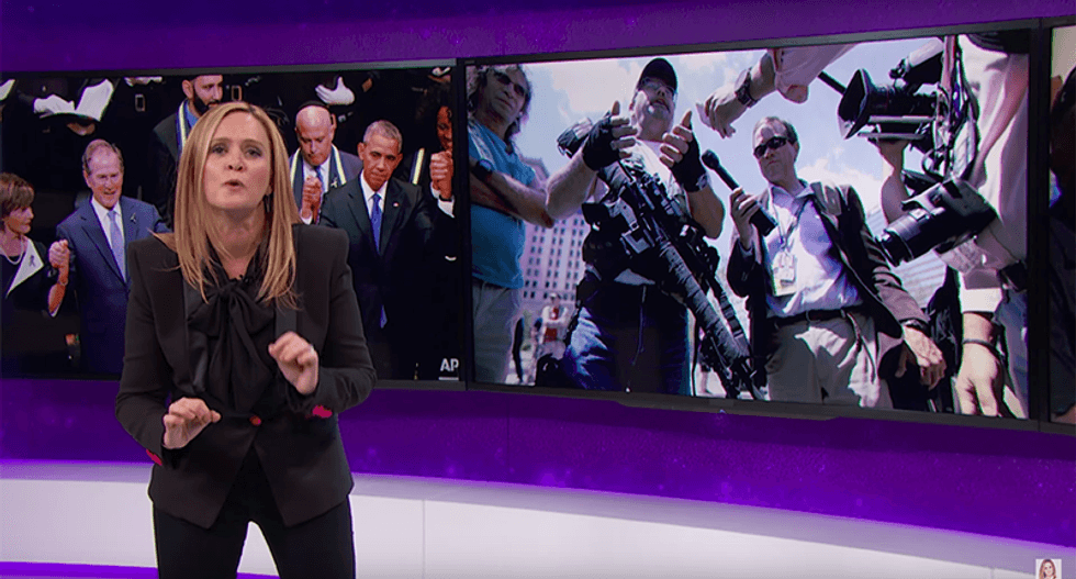 Samantha Bee shreds ‘Dollar Store Rambo’ at RNC: 'Cleveland police have a hard enough job to do'